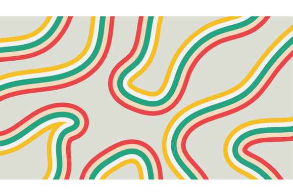 Download Irregular Wavy Lines in Pastel Colors - Pastel Collection