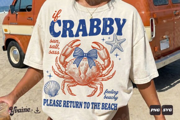 Download Summer if Crabby Return to Beach PNG - Summer Collection