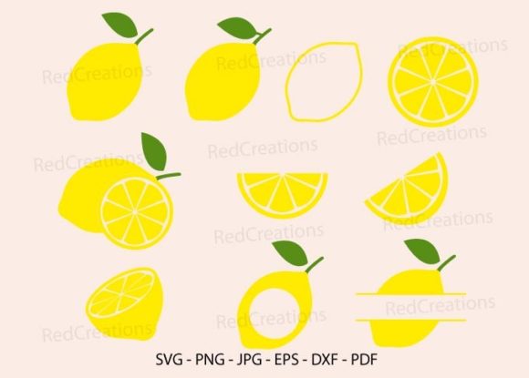 Download Lemon SVG Bundle, Summer, Lemon Slice - Summer Collection