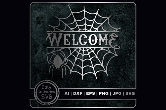Download Welcome Home Decor Halloween Spider Web - Home decor Collection