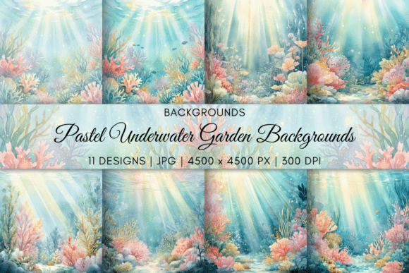 Download Pastel Underwater Garden Backgrounds - Pastel Collection