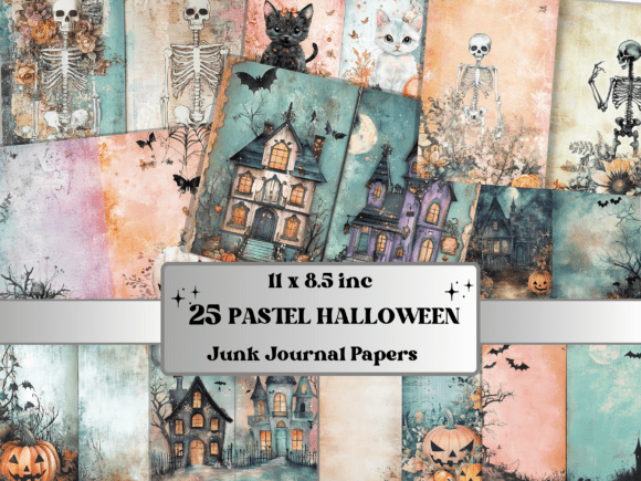 Download Pastel Halloween Mixed Media Paper - Pastel Collection