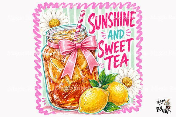 Download Sunshine Sweet Tea Summer PNG - Summer Collection