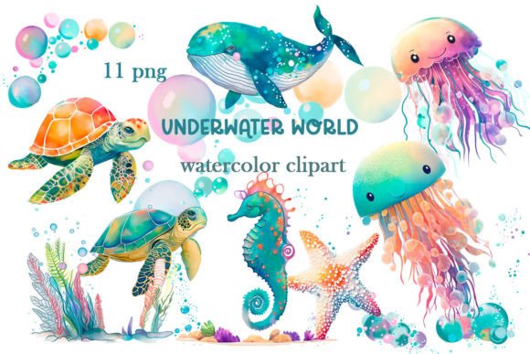 Download Underwater World,  Sea Clipart, Summer - Summer Collection