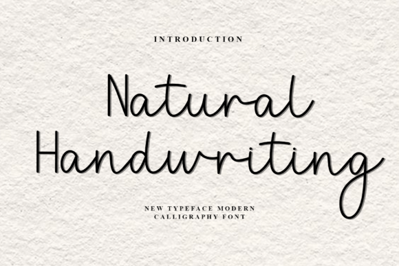 Download Natural Handwriting - Natural Collection