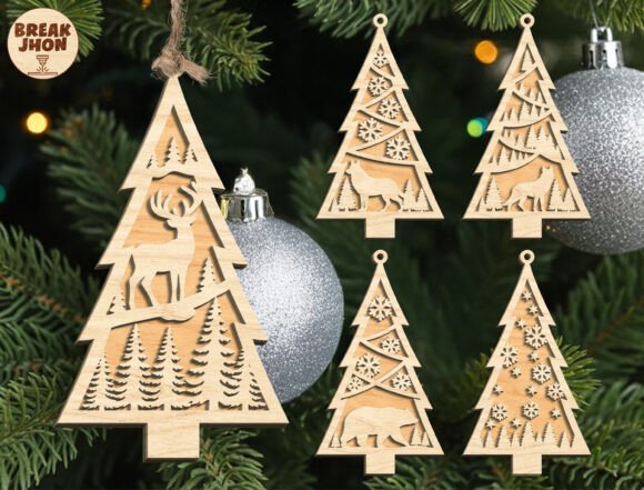 Download Christmas Tree Ornament SVG Bundle - Christmas tree Collection