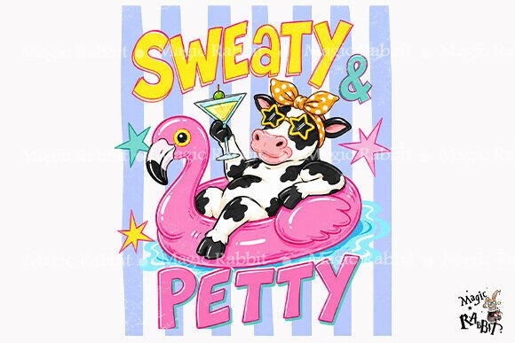 Download Sweaty &amp; Petty Cow Summer PNG - Summer Collection