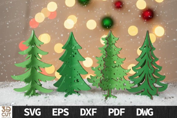 Download Christmas Tree Bundle Laser Cut - Christmas tree Collection