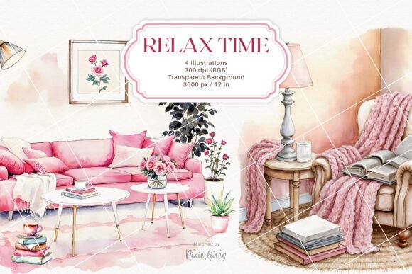 Download Cozy Pastel Corners &amp; Book Moments - Pastel Collection