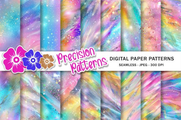 Download Pastel Rainbow Holographic Backgrounds - Pastel Collection