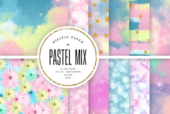 Download Pastel Mix Backgrounds - Pastel Collection